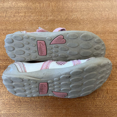 Clarks - Kids' Mary Jane Shoes - MSRP $89: white pink -children-13