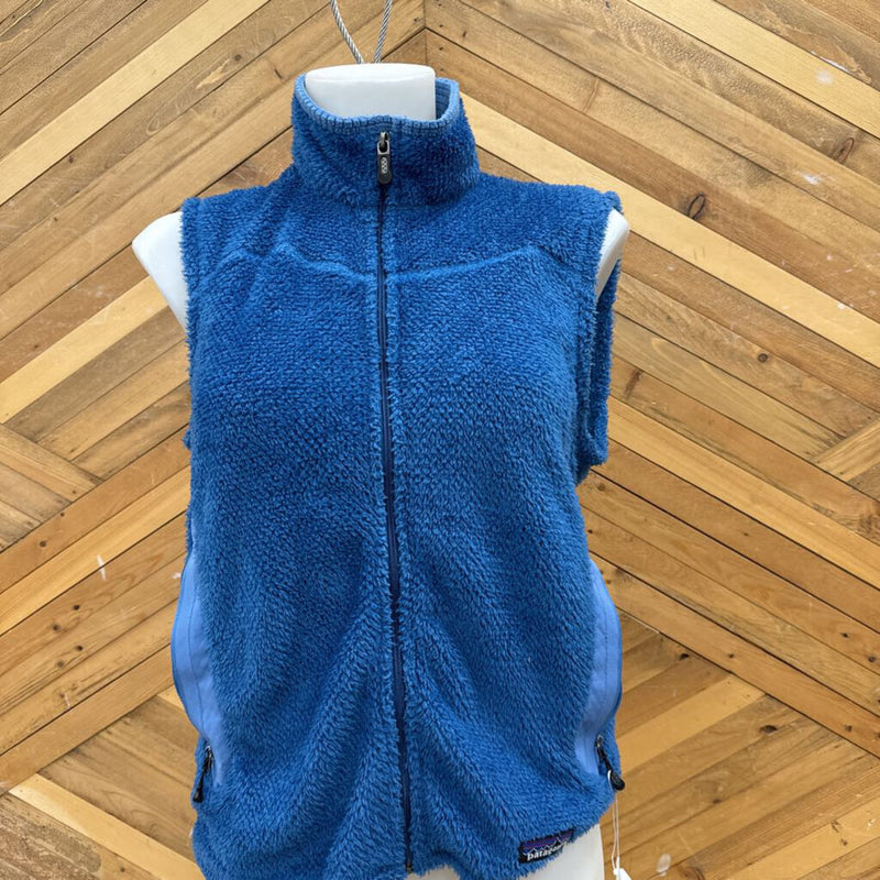 Patagonia- retro pile vest- MSRP $160: blue -women-MD