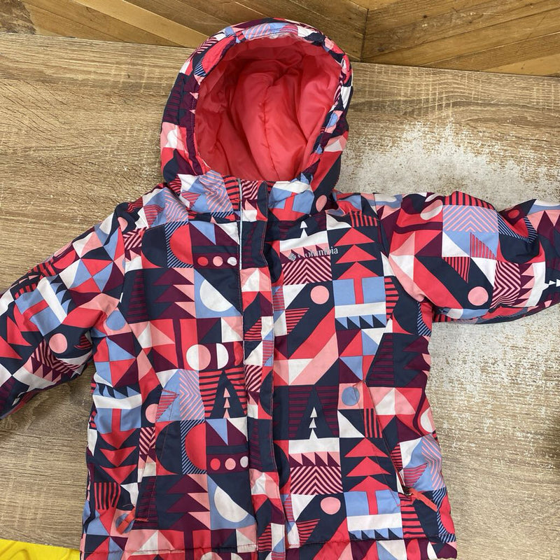 Columbia- Insulated winter jacket - MSRP $129: Pink Purple -children-3T