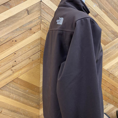 The North Face- soft shell fleece lined jacket- MSRP $180: Brown -women-LG