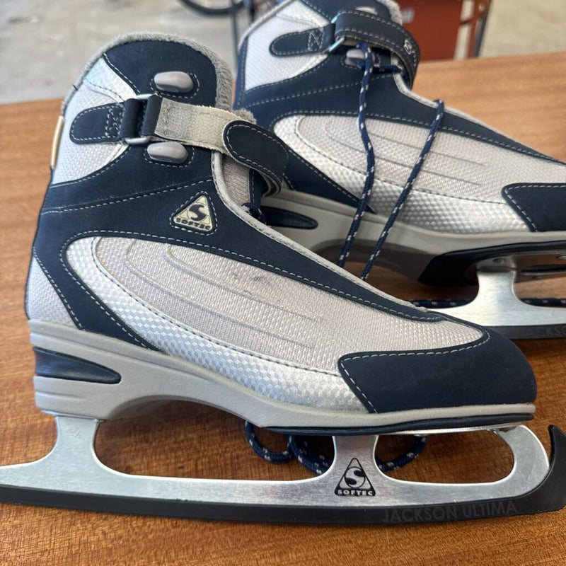 Jackson - Softec Recreational Figure Skates - MSRP $160: Navy Blue/Grey-women-W7