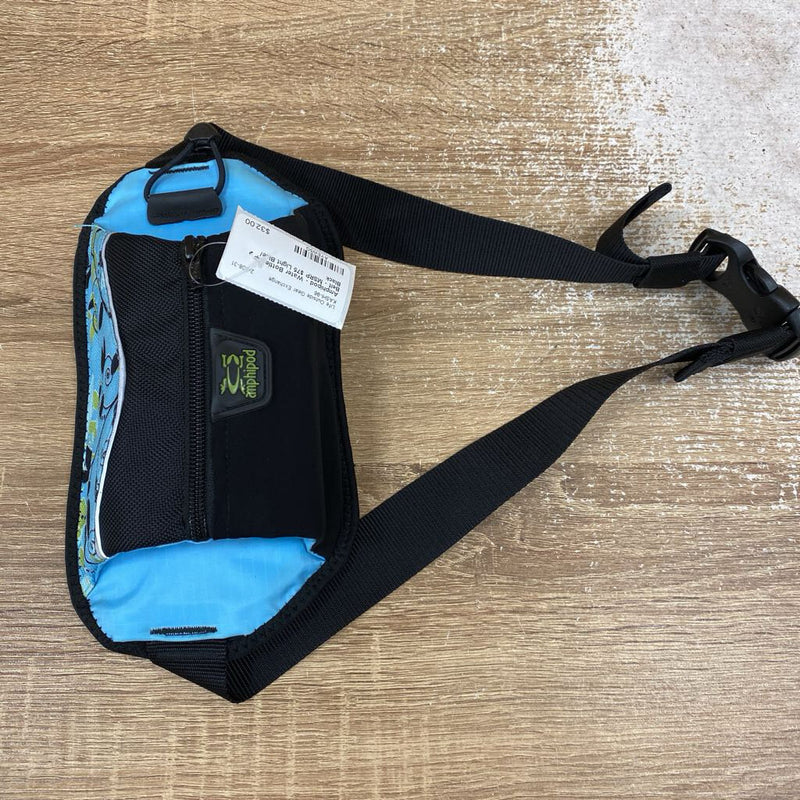 Amphipod - Water Bottle Hip Belt - MSRP $75: Light Blue/ Black-unisex-