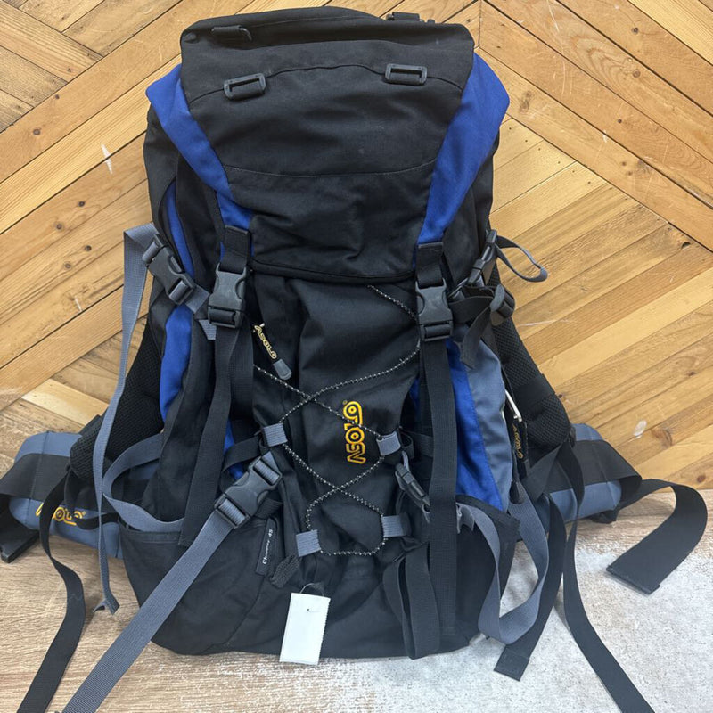 Asolo - Chopper 45L Hiking Backpack: Black/Blue--