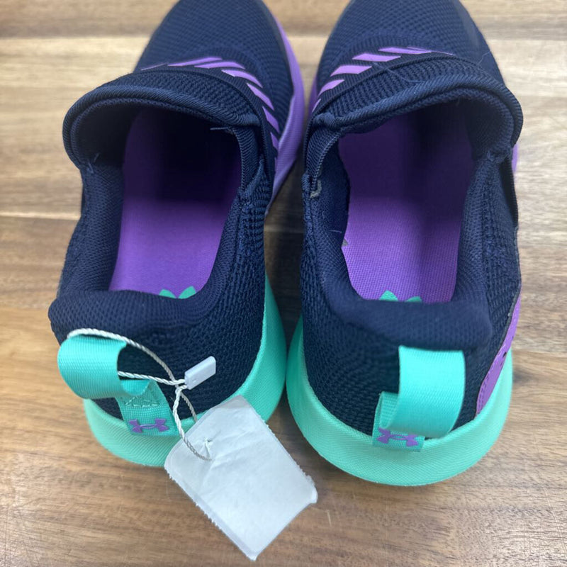 Under Armour - Surge kids shoes - MSRP $75: Blue/Purple/Mint green-children-5 youth