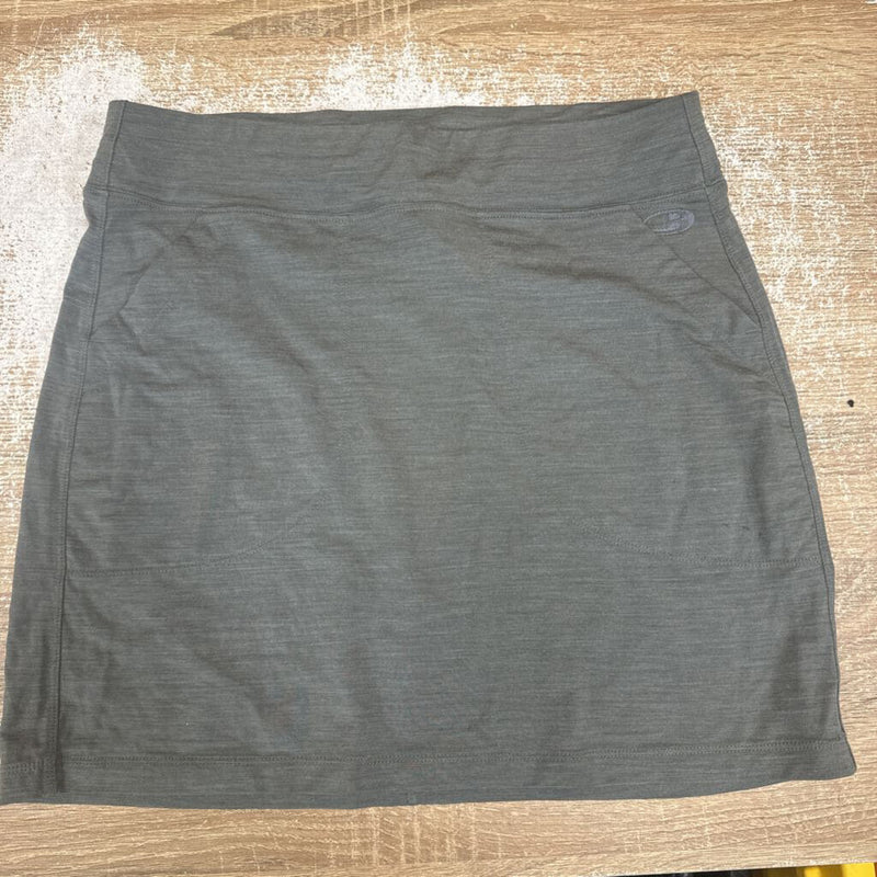 Icebreaker- Cool Lite Skirt- MSRP $125: Light Grey -women-SM