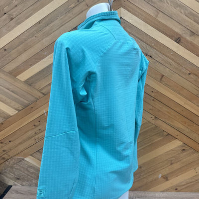 Patagonia - Women's R1 TechFace Grid Fleece Jacket - MSRP $215: Teal Blue-women-SM