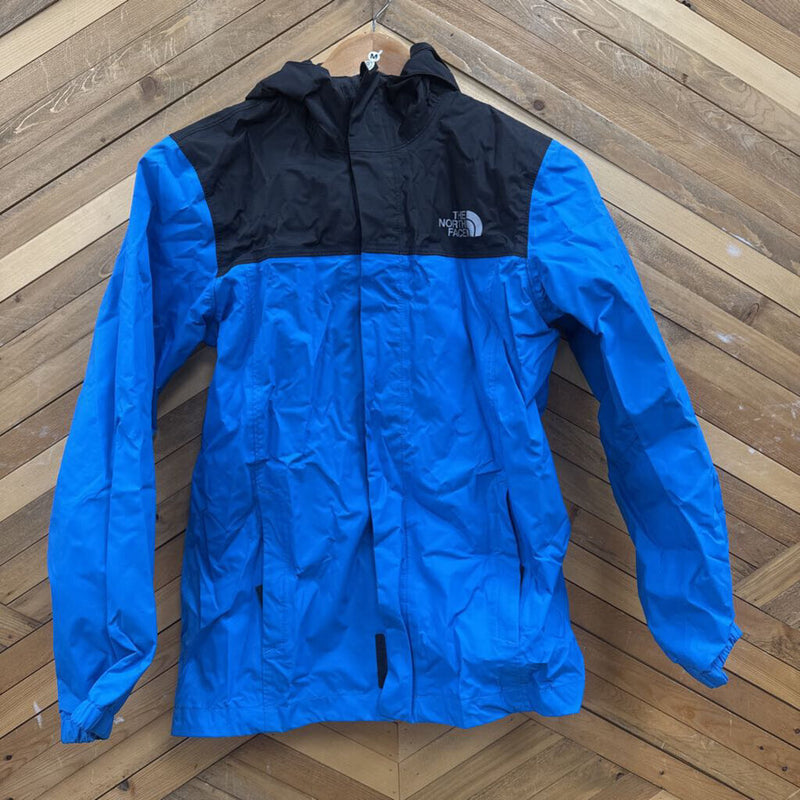 The North Face Rain Shell- MSRP $115: Blue Black -children-14/16Y