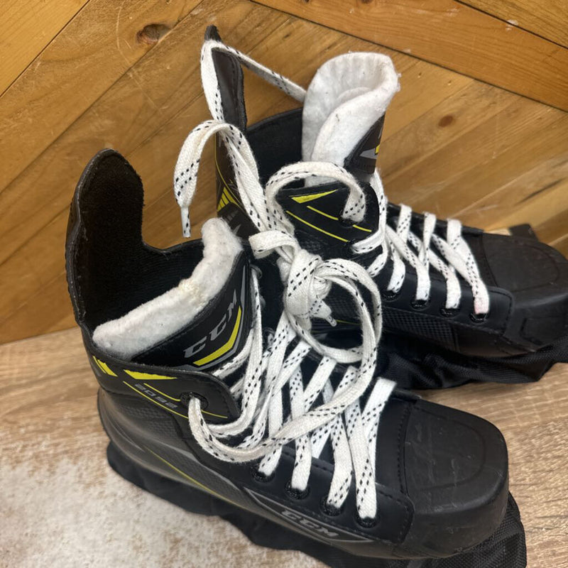 CCM - Junior Tacks 2092 Hockey Skates - MSRP $70: Black/Yellow-children-1Y