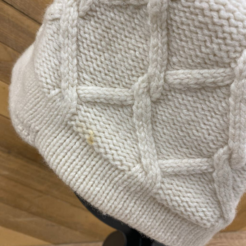 Patagonia - Fleece-Lined Knit Toque - MSRP $69: White-women-