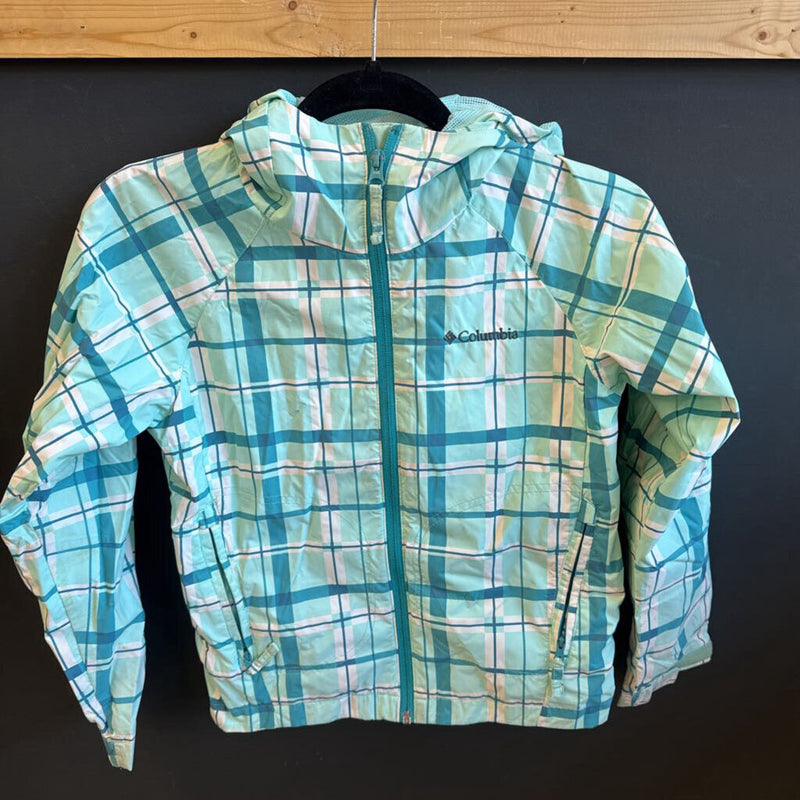 Columbia - Spring Rain Jacket - MSRP $65: Teal/White-children-MD