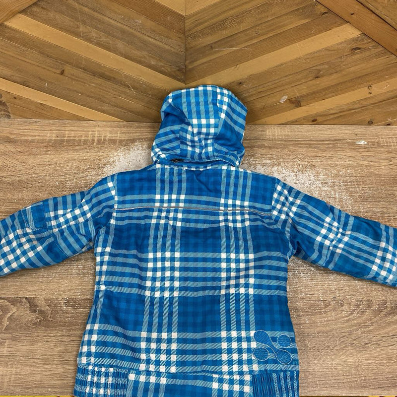 xmtn - winter Jacket : Blue/White-children-4Y