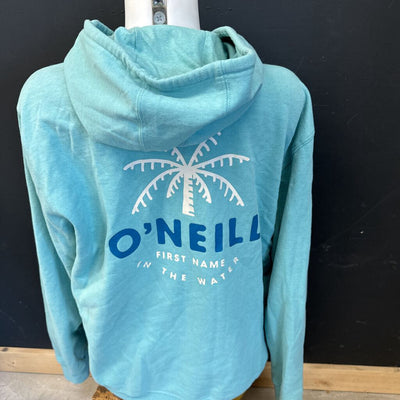 O'neil -Women's Hoodie Sweater : Teal/White-women-LG