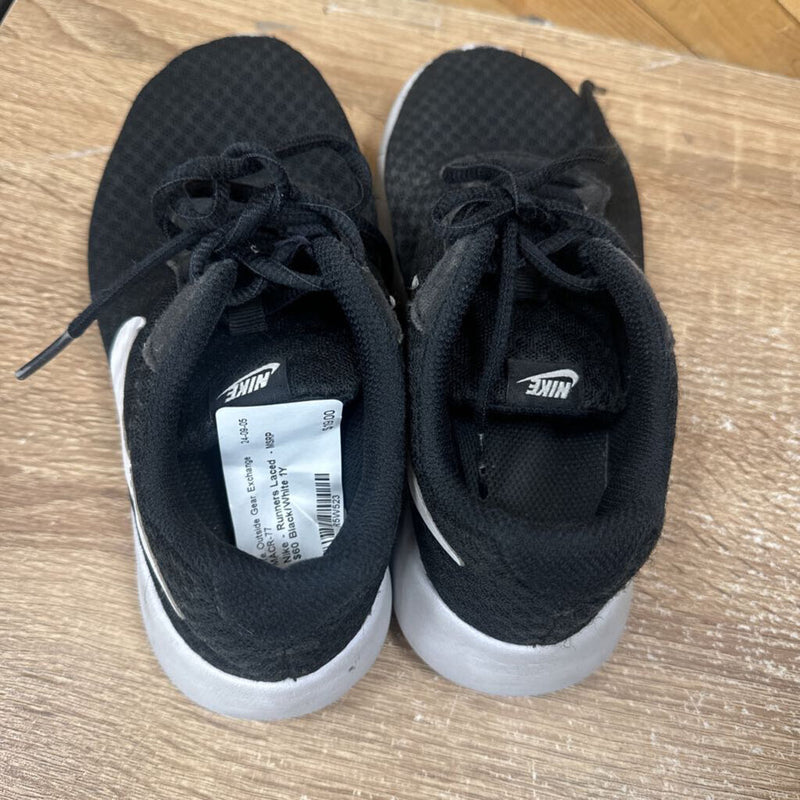 Nike - Runners Laced - MSRP $60: Black/White-children-1Y