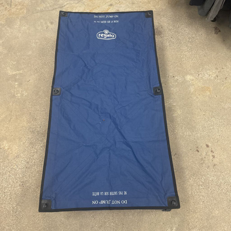 Regalo - Sleeping Cot - MSRP $60: Navy -children-Under 75Lbs