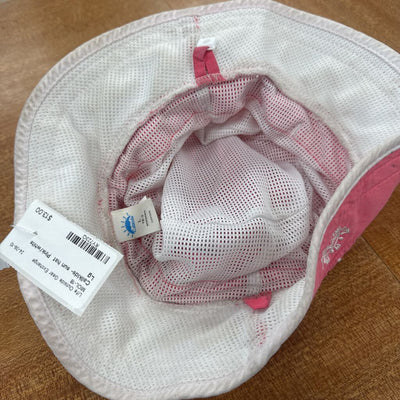 Calikids- sun hat : Pink/white -children-Lg