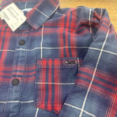 Mayoral- flannel button shirt- MSRP $48: Grey -children-5T