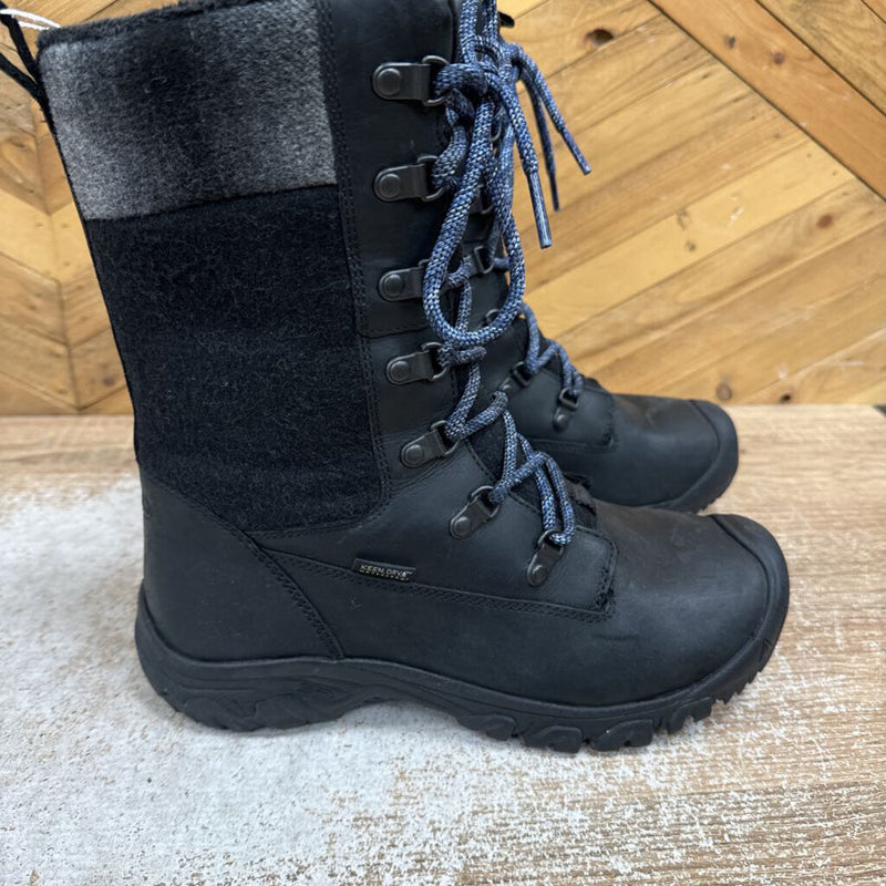 Keen- Gretta Trail Winter boot - MSRP $240: Black -women-7.5