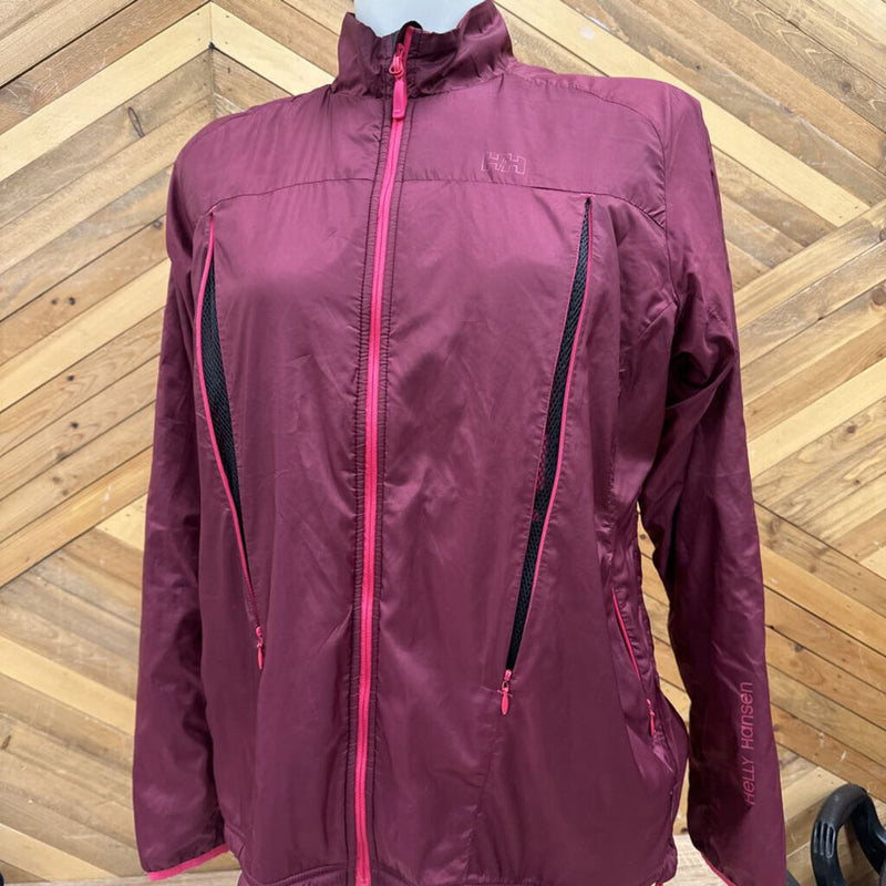 Helly Hansen - windbreaker soft shell- MSRP $130: Burgundy Purple -women-LG