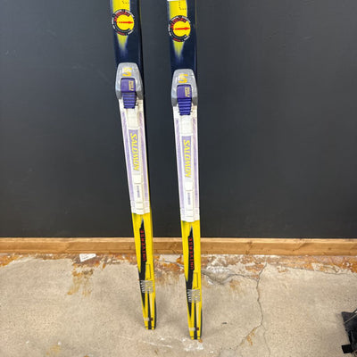 Rossignol - Carbon Universe XC Skate Skis - SNS Profil Bindings - MSRP $400+: Yellow/Black--182