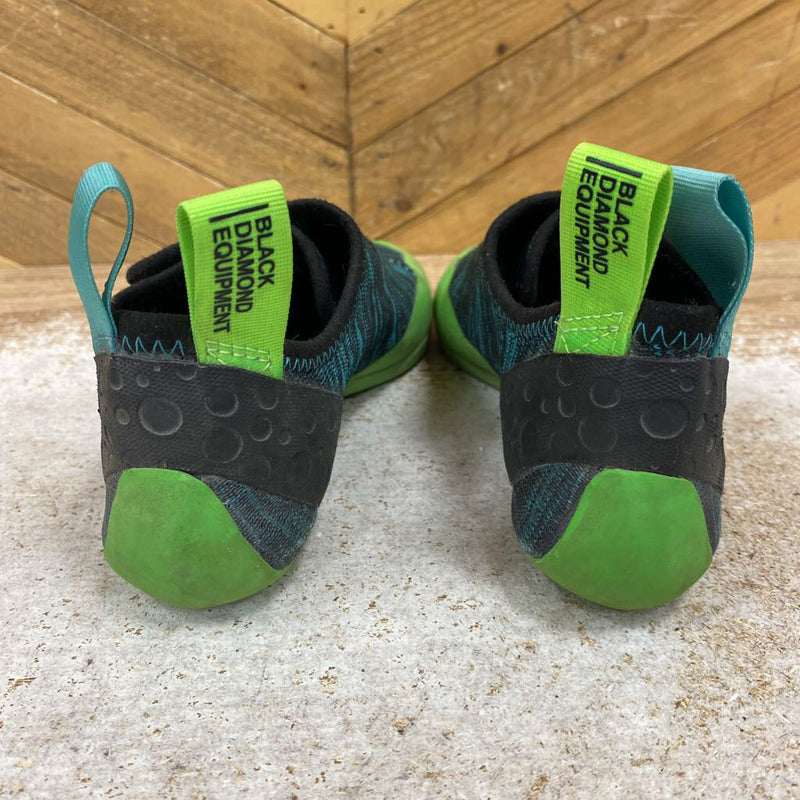 Black Diamond-Momentum Climbing Shoes- MSRP $80: Blue Green -children-1Y