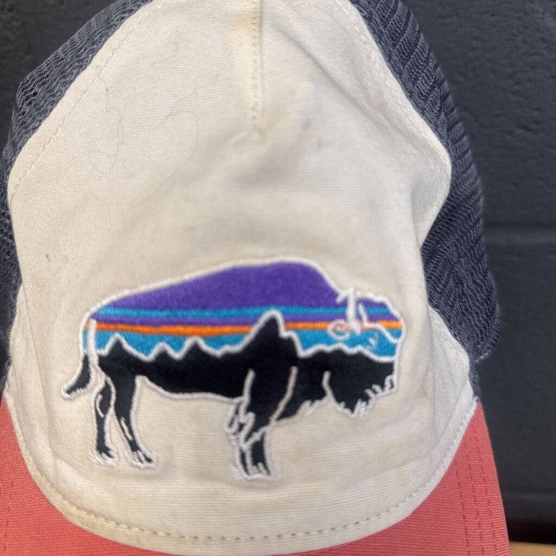 Patagonia - Trucker Hat - MSRP $49: Pink/white/grey-unisex-