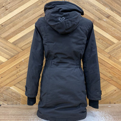 TNA - Bancroft Parka - MSRP $ 378: Black `-women-SM