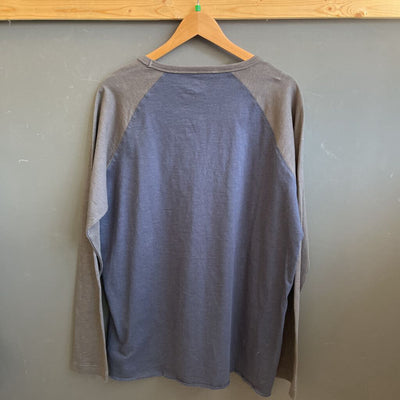 Element - Men's Long Sleeves Top - MSRP $45: Navy/Grey-men-XL