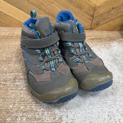 Merrell - Kid's Hiking Shoes - MSRP comp $90: Grey/Blue-children-3Y