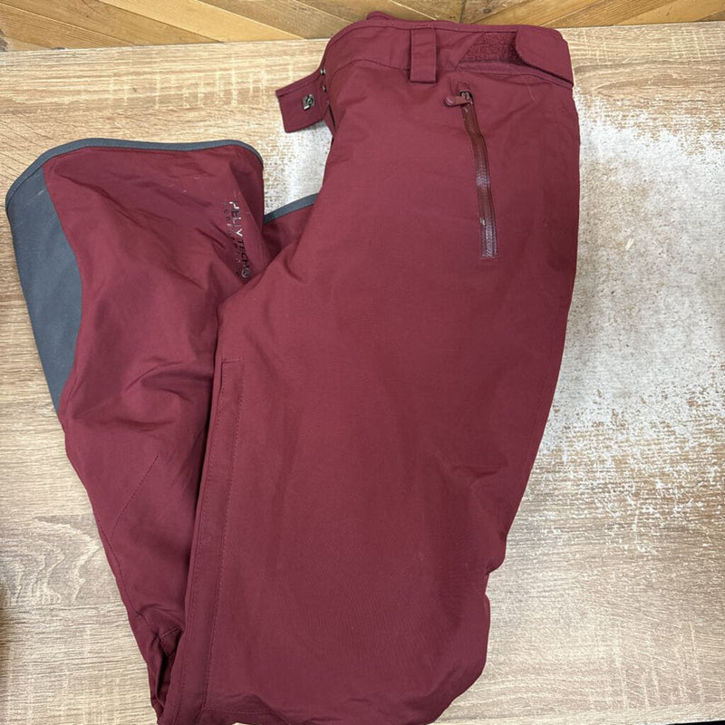 Helly Hansen- insulated ski pants- MSRP $180: Burgundy `-women-XS