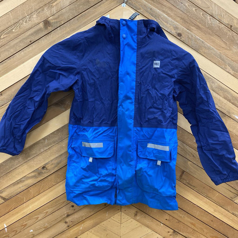 MEC - Kids Rain Jacket - MSRP $80: Navy/Blue-children-6Y