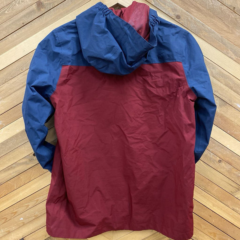 MCKinley- Rain shell Youth- MSRP $60: Navy Burgundy -children-LG Y