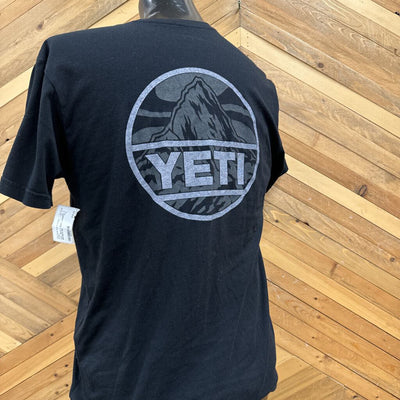 Yeti - Men's T-Shirt - MSRP $40: Black-men-MD