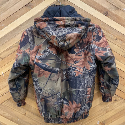 Trail Crest - Kid's Camo Jacket - MSRP $141: Brown/Green-children-MD