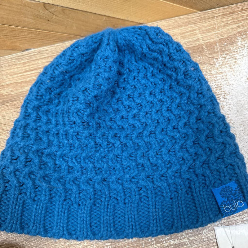 Bula - Fleece-Lined Knit Toque: Blue-unisex-