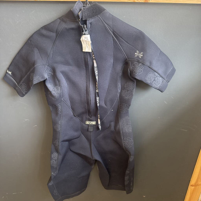 Bare - youth Wetsuit - MSRP $120: Black/Gray/Red-children-14Y