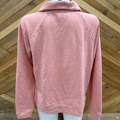 Under Armour - 1/4 zip sweater : Pink-women-LG