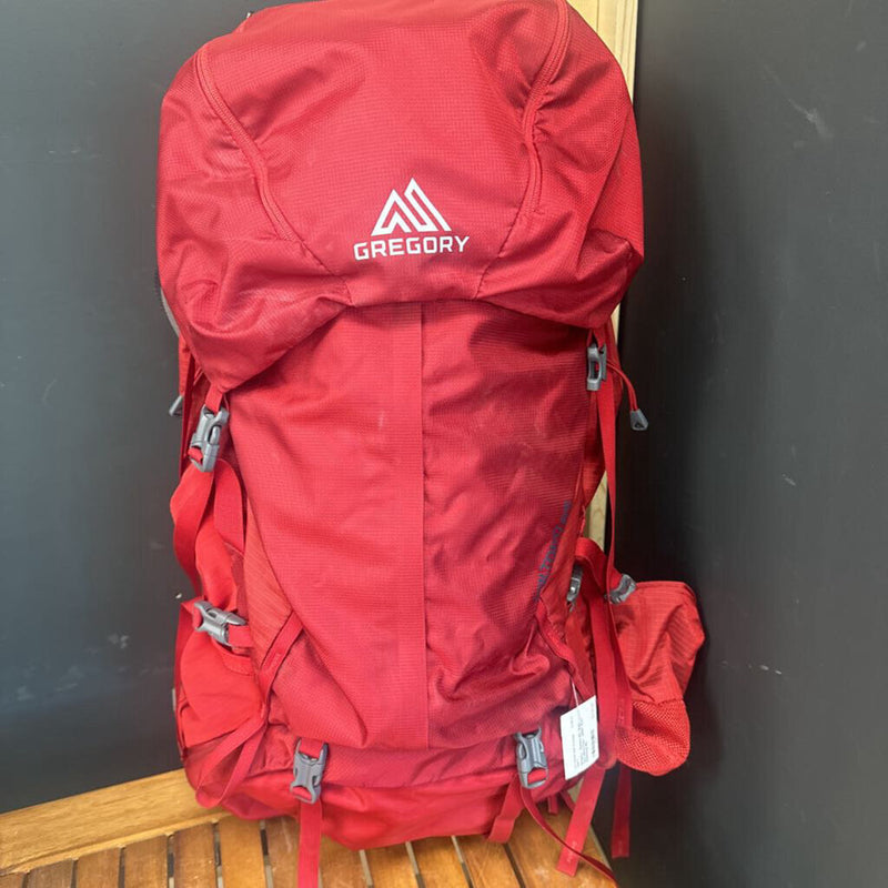 Gregory - Baltoro 65L Multi-Day Hiking Pack - MSRP $460: Red/Grey-unisex-MD