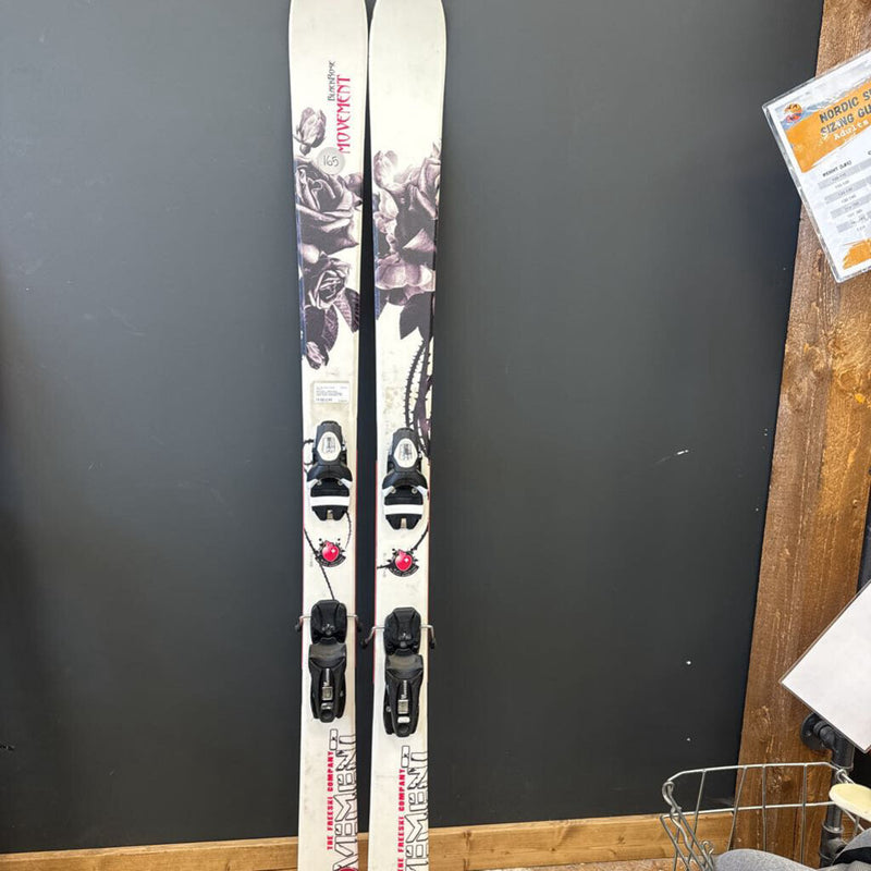 Movement - Black Rose Downhill Skis Axium Bindings - MSRP $700+: White/Black--165