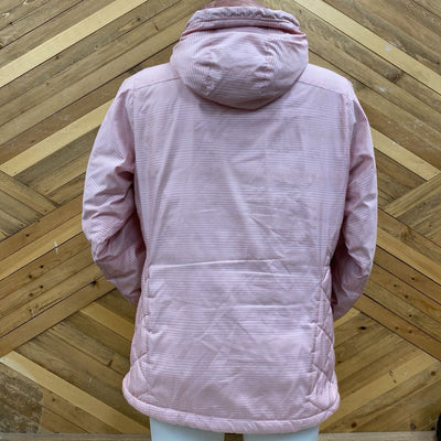 Patagonia - Women's Micro Puffs Jacket - MSRP $240: Pink/Brown-women-MD