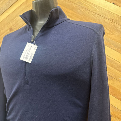 icebreaker - Men's Merino 260 1/2-Zip Baselayer Top - MSRP $160: Navy-men-SM