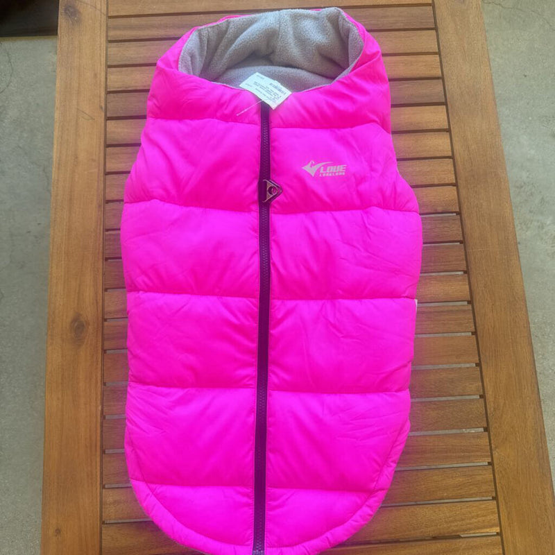 Loue- insulated winter jacket for dog- MSRP compared $95 $ : Neon Pink -women-XXL