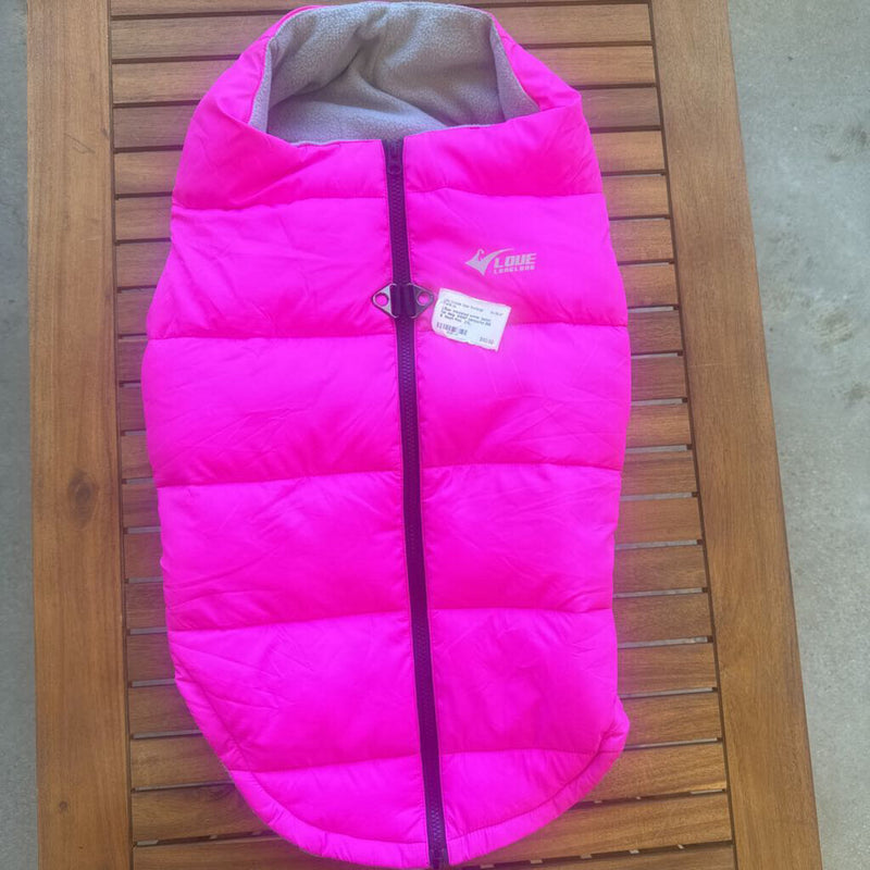 Loue- insulated winter jacket for dog- MSRP compared $95 $ : Neon Pink -women-XXL