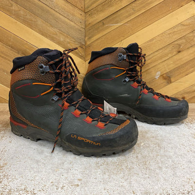 La Sportiva - Men's Trango Tech Lather GTX Hiking Boots - MSRP $340: Grey/Orange/Red-men-M9.5