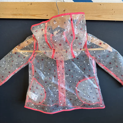 Cynthia Rowley - Kid's Rain Jacket: Clear/Pink-children-24M