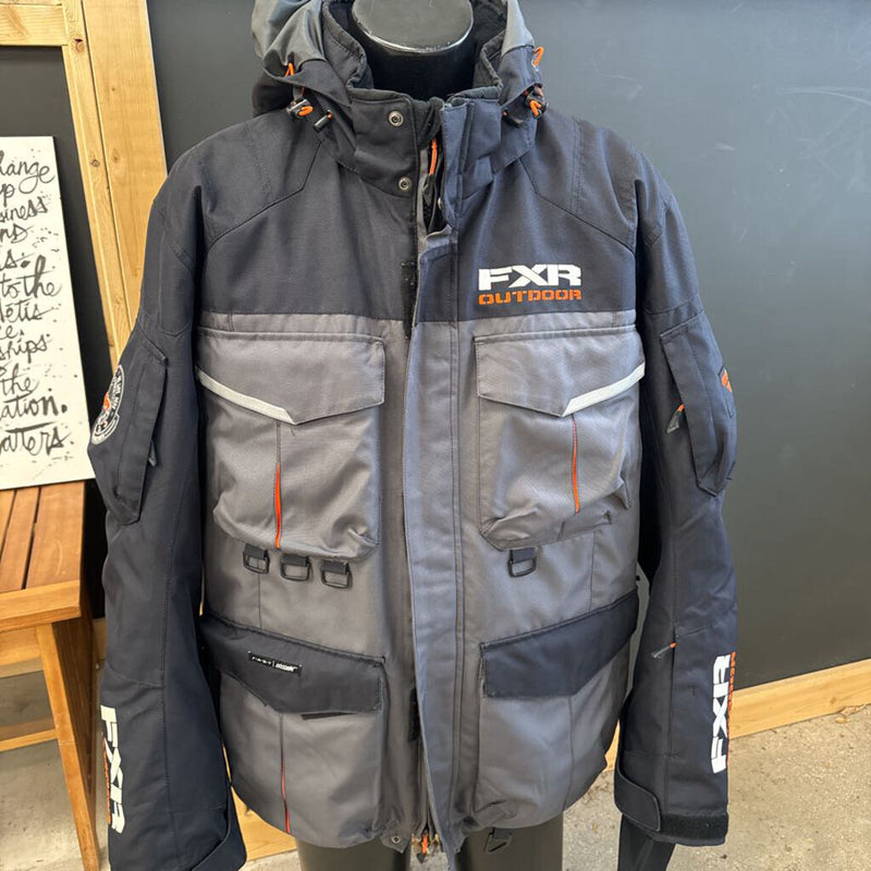 FXR- Ice pro jacket- MSRP $619: black -men-XL