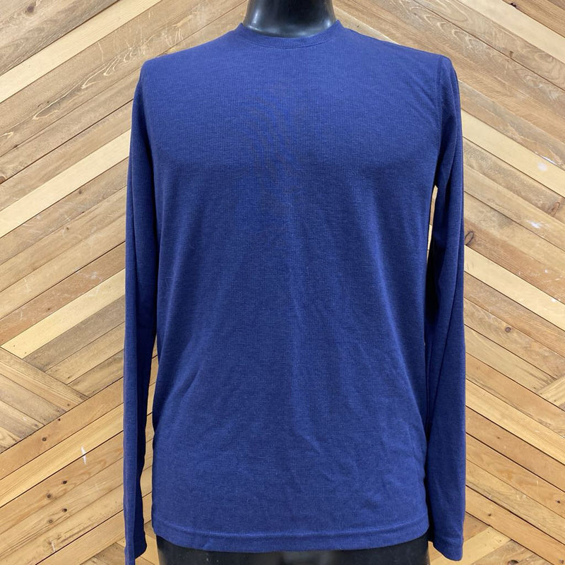 Bauer - Longsleeve Base Top- MSRP $60: Grey-men-MD