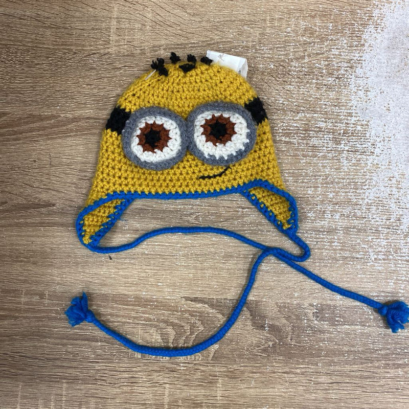 Knit Minion Toque : Yellow/Black/Blue-children-