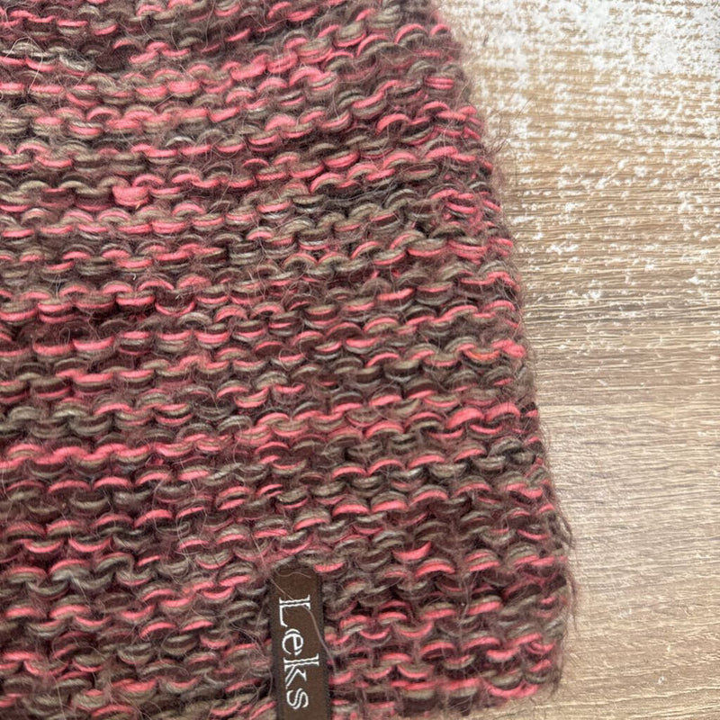 Leks - Toque: Brown/Pink-women-