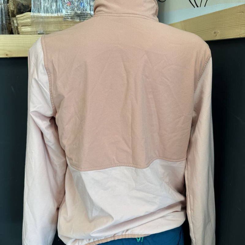 The North Face - Mountain Sweatshirt Pullover 1/4 Snap - MSRP $170: Pink-women-MD