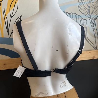 FarWest - Women's Bikini Top: Black-women-LG